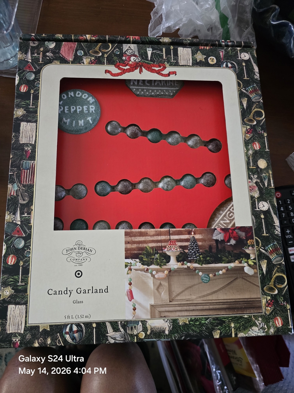 John Derian Vintage Glass Candy Garland